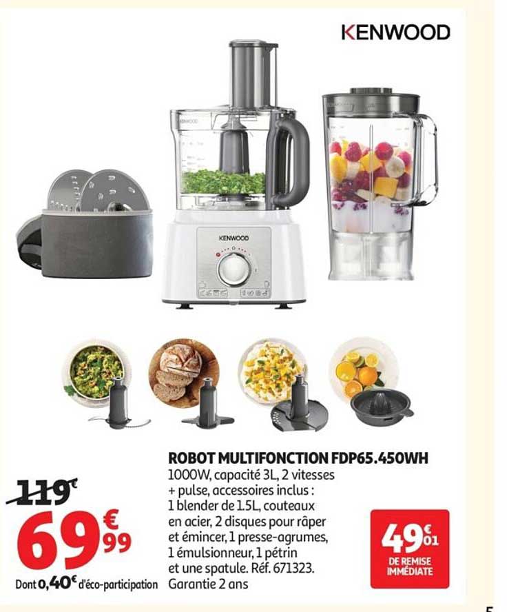ROBOT MULTIFONCTION FDP65.450WH
