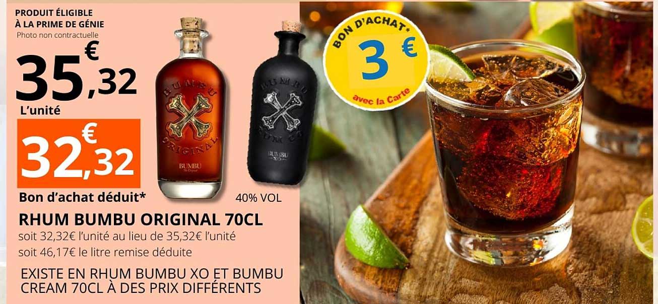 RUM BUMBU ORIGINAL 70CL