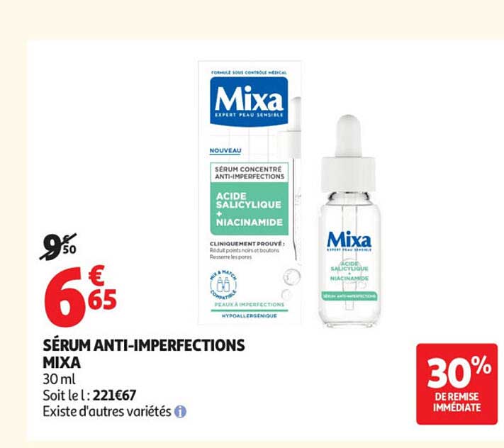 SÉRUM ANTI-IMPERFECTIONS MIXA