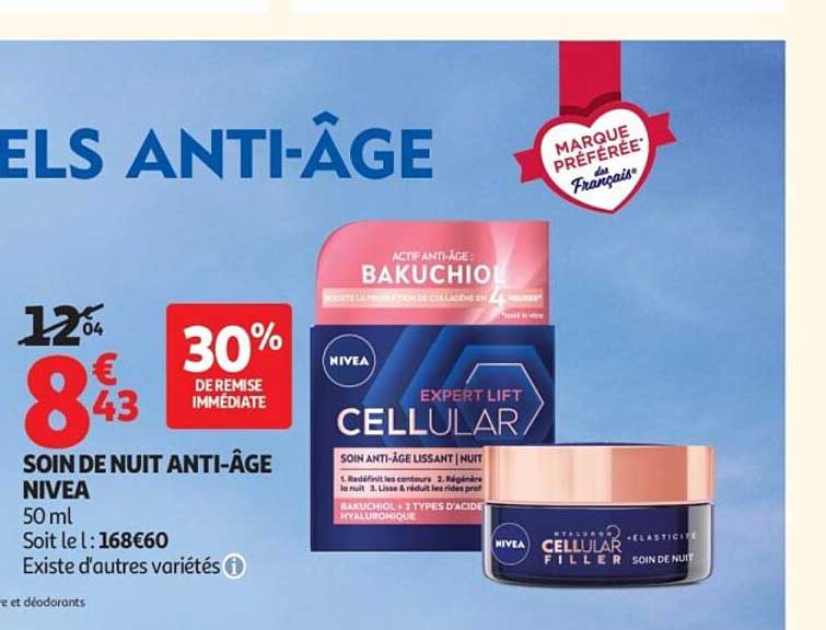 SOIN DE NUIT ANTI-ÂGE NIVEA