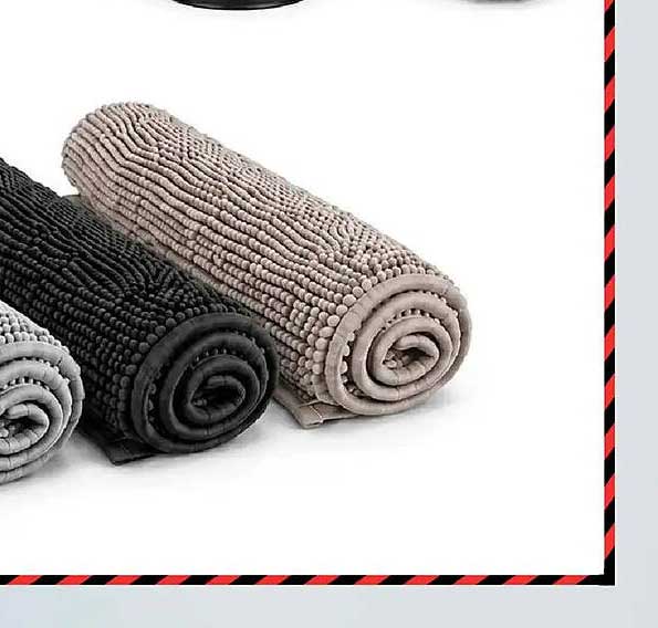Tapis de bain chenille