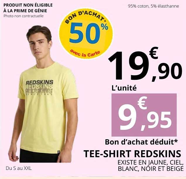 TEE-SHIRT REDSKINS