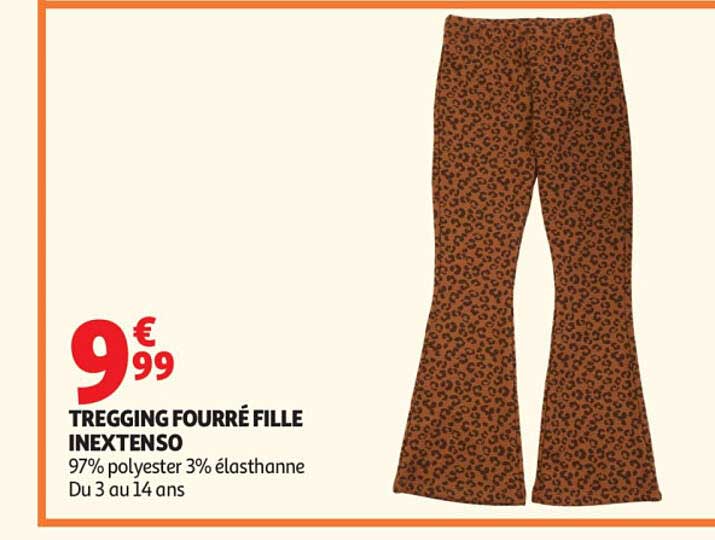 TREGGING FOURRÉ FILLE INEXTENSO