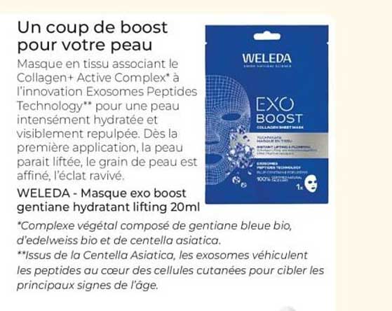 Un coup de boost pour votre peau