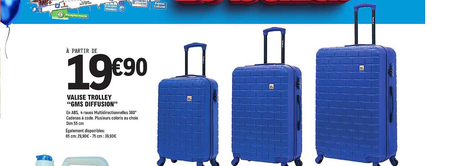 VALISE TROLLEY “GMS DIFFUSION”