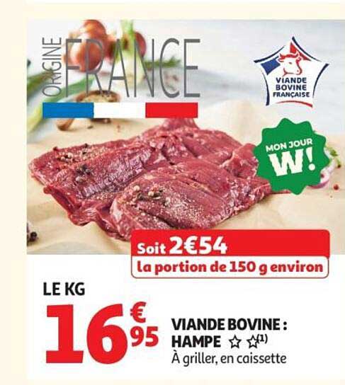 VIANDE BOVINE : HAMPE