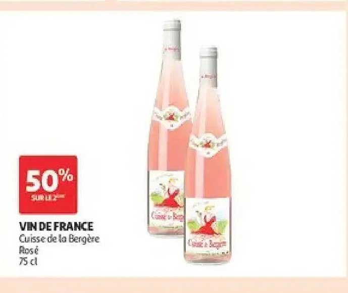 VIN DE FRANCE Cuvée de la Bergère Rosé 75 cl
