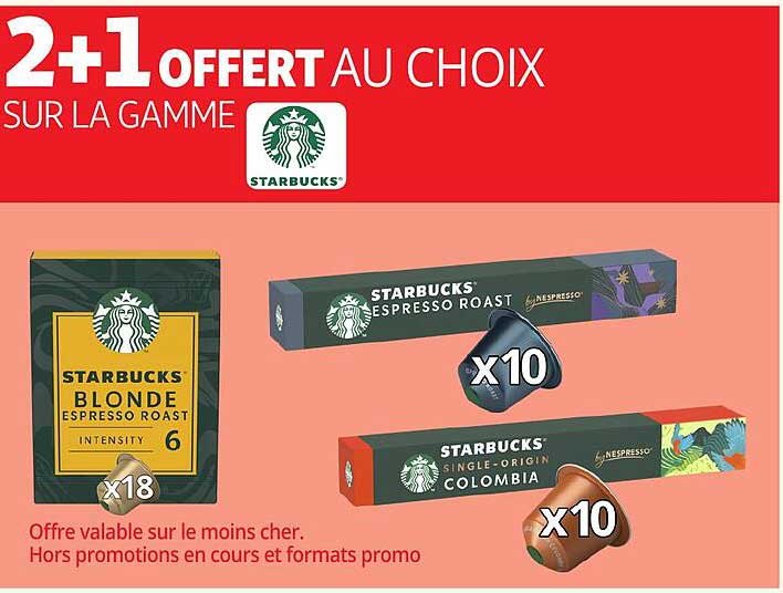 2+1 OFFERT AU CHOIX SUR LA GAMME