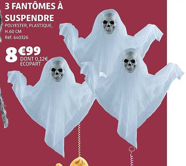 3 FANTÔMES À SUSPENDRE