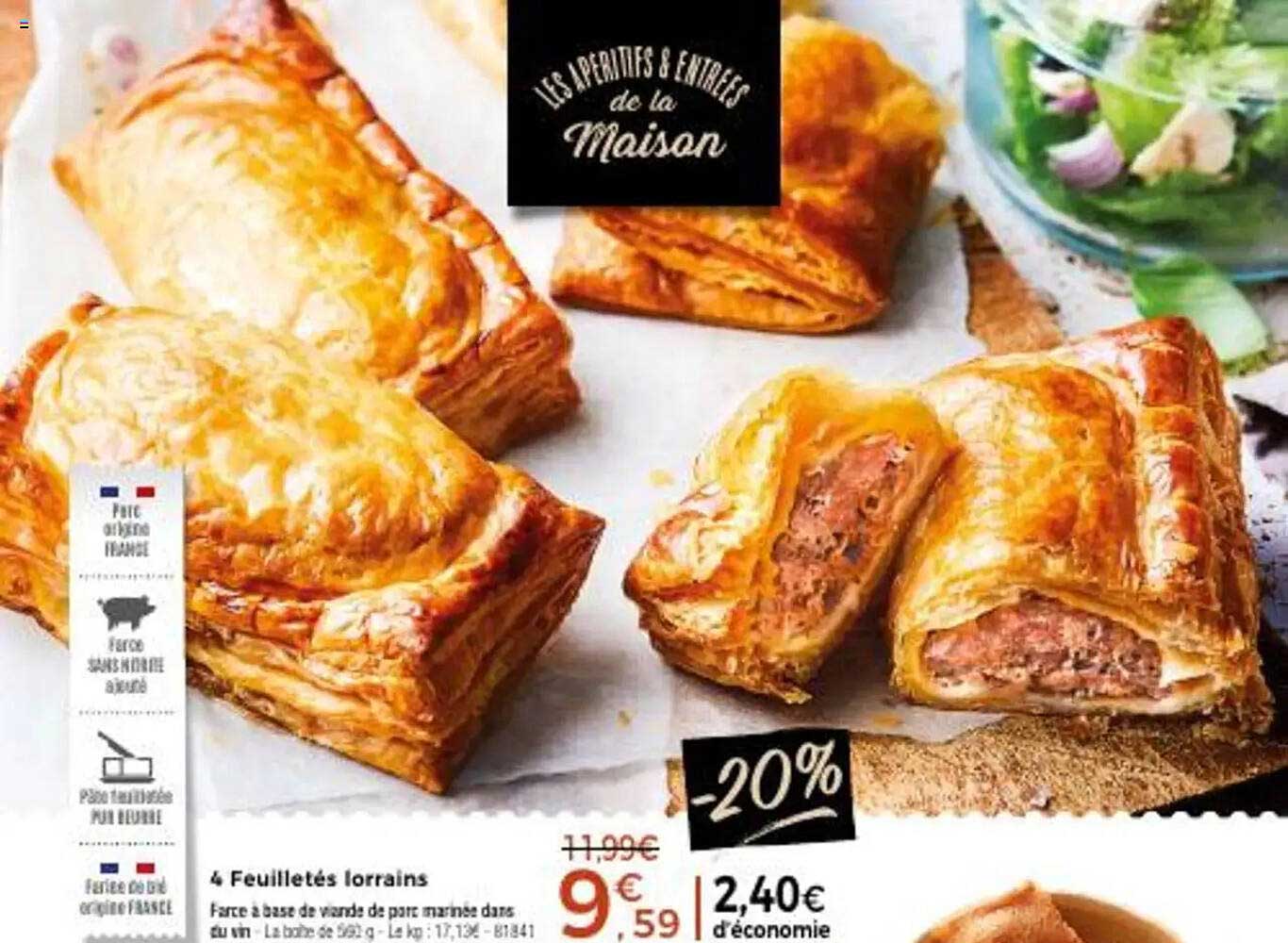 4 Feuilletés lorrains