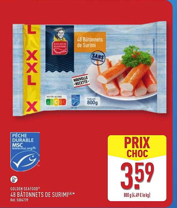 48 Bâtonnets de Surimi