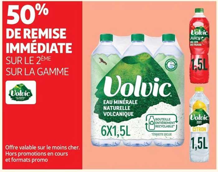 50% DE REMISE IMMEDIATE SUR LE 2ÈME SUR LA GAMME