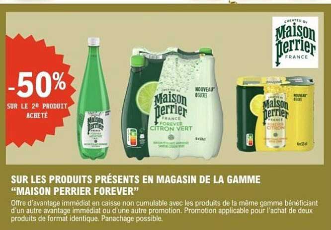 -50% SUR LE 2ÈME PRODUIT ACHETÉ
