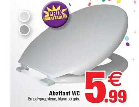 Abattant WC