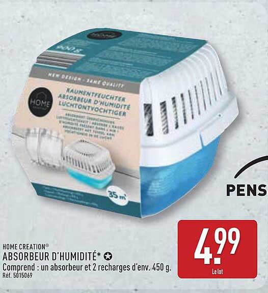 ABSORBEUR D’HUMIDITÉ*