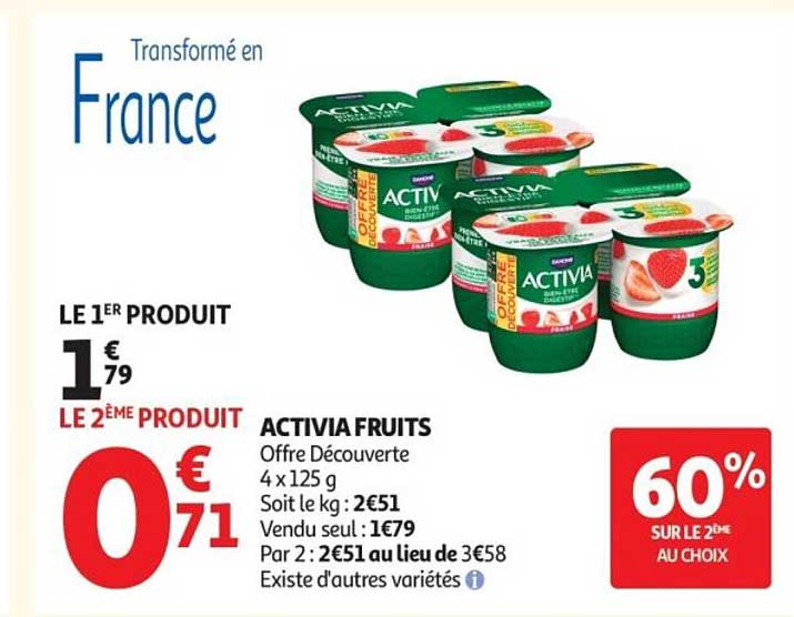 ACTIVIA FRUITS