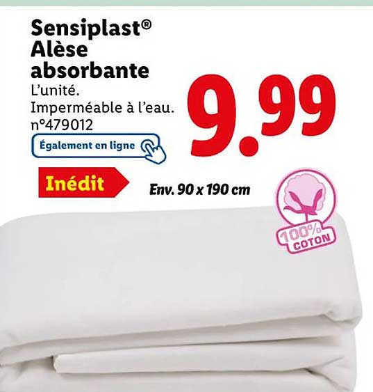 Alèse absorbante
