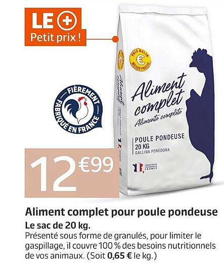 Aliment complet pour poule pondeuse