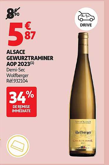 ALSACE GEWURZTRAMINER AOP 2023