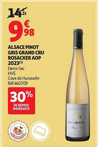 ALSACE PINOT GRIS GRAND CRU ROSACKER AOP 2023