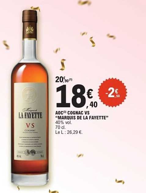 AOC Cognac VS "Marquis de la Fayette"