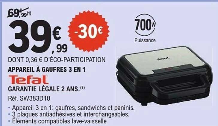 APPAREIL À GAUFRES 3 EN 1