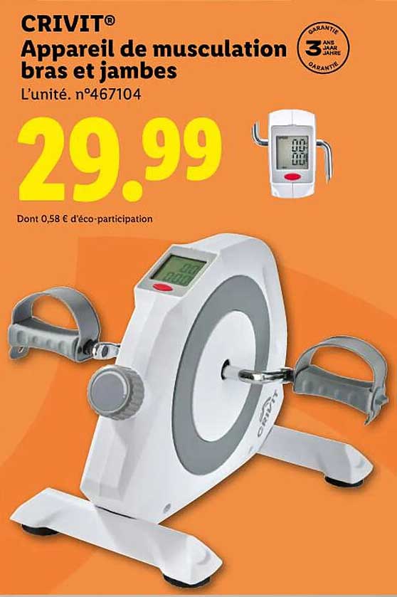 Appareil de musculation bras et jambes