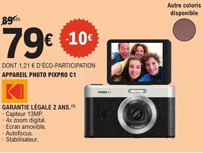 APPAREIL PHOTO PIXPRO C1