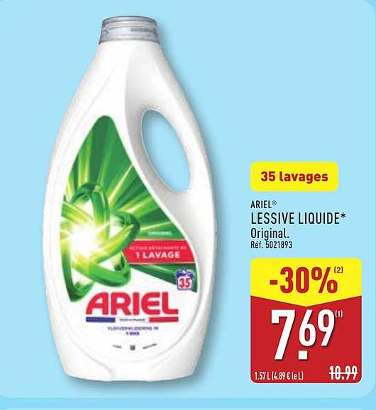 ARIEL® LESSIVE LIQUIDE* Original.