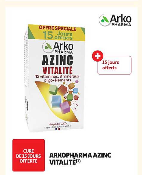 ARKOPHARMA AZINC VITALITÉ
