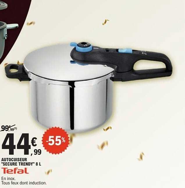 AUTOCUISEUR "SECURE TRENDY" 8 L