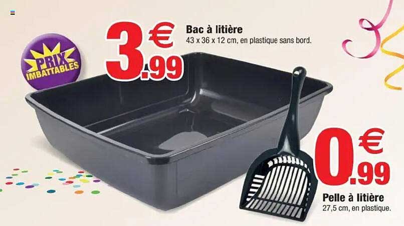 Bac à litière