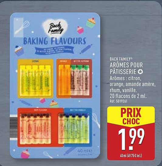 BACK FAMILY® AROMES POUR PÂTISSERIE