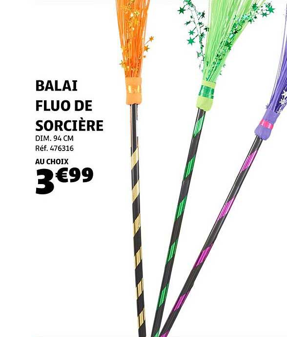 BALAI FLUO DE SORCIÈRE