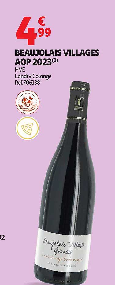 BEAUJOLAIS VILLAGES AOP 2023