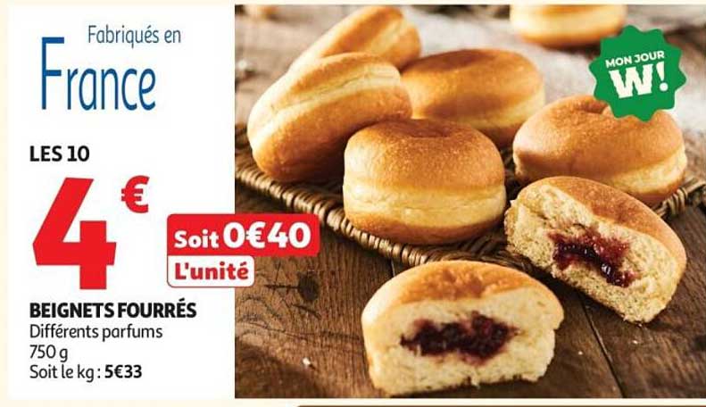 BEIGNETS FOURRÉS