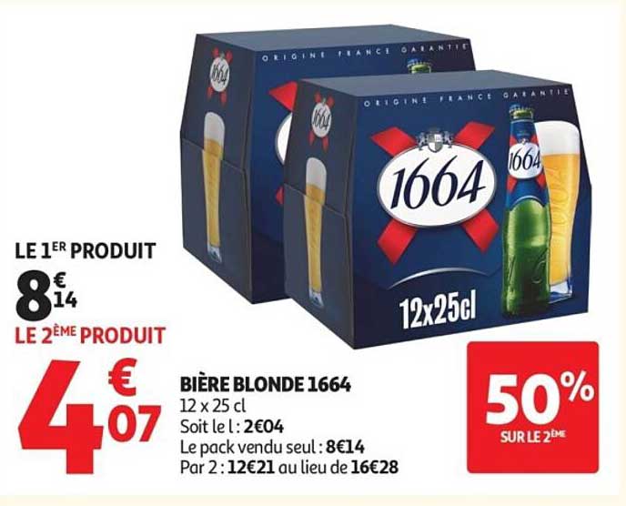 BIÈRE BLONDE 1664