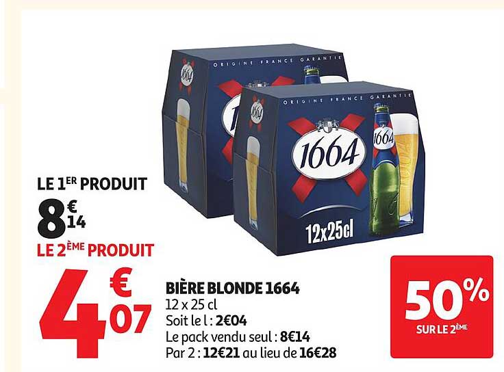 BIÈRE BLONDE 1664