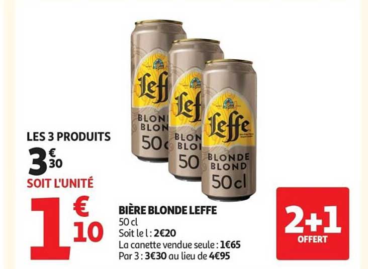 BIÈRE BLONDE LEFFE