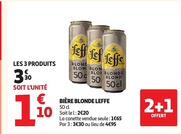 BIÈRE BLONDE LEFFE
