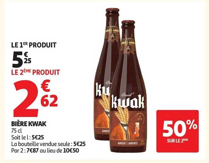 Bière Kwak 75 cl