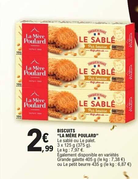 BISCUITS "LA MÈRE POULARD"