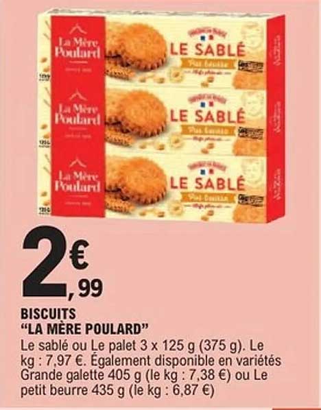 BISCUITS "LA MÈRE POULARD"
