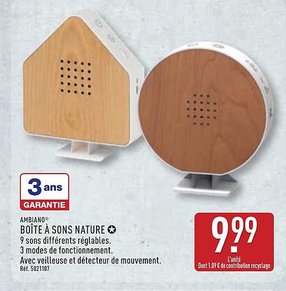 BOÎTE À SONS NATURE