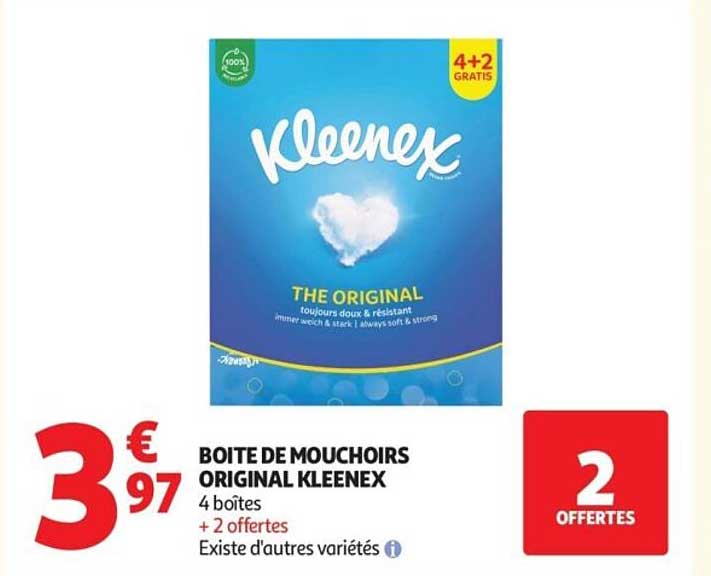 BOITE DE MOUCHOIRS ORIGINAL KLEENEX