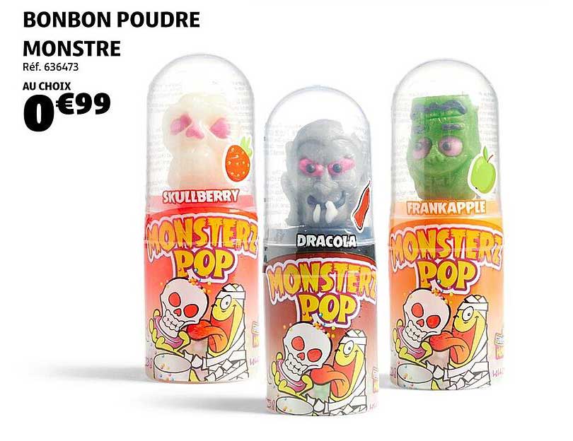BONBON POUDRE MONSTRE