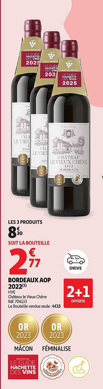 Bordeaux AOP 2022 - Château le Vieux Chêne