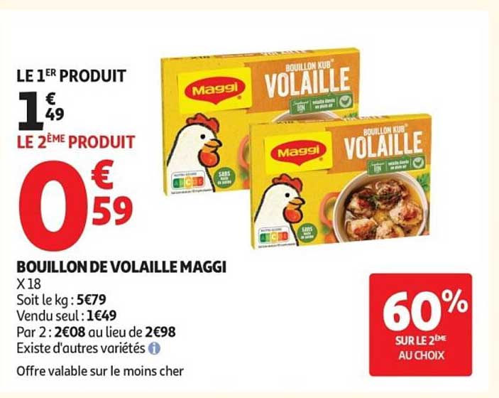BOUILLON DE VOLAILLE MAGGI