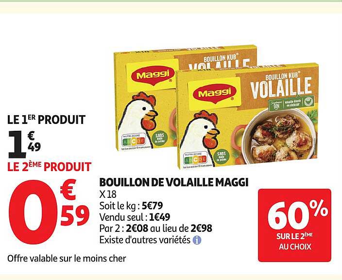 BOUILLON DE VOLAILLE MAGGI