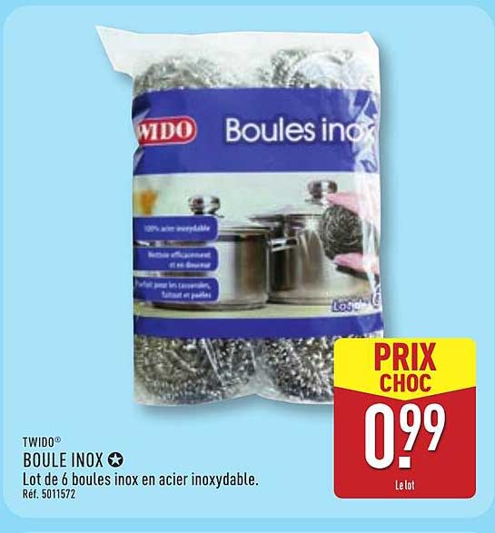 Boule inox